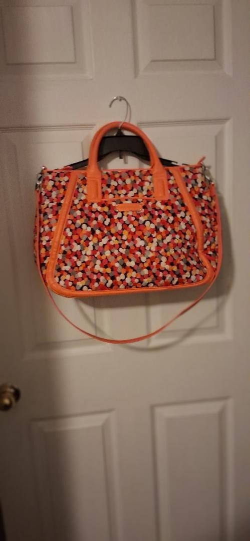 Vera Bradley Pixie Confetti Pattern Tote Satchel … - image 1