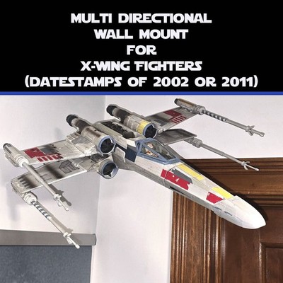 Star Wars X-Wing Fighter Multi Directional Wall Mount fits TVC '11 Saga '02 Poe