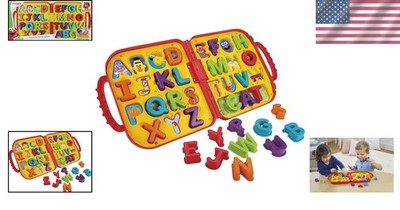 Elmo's On The Go Letters Sesame Street 26pc Educational Toy Carry