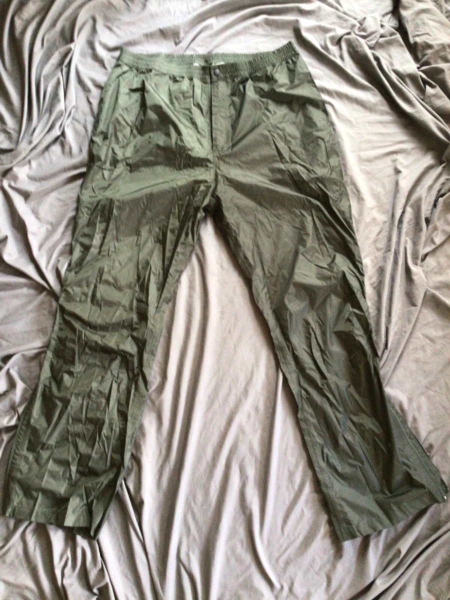 Cabela's Men's Dark Green 100% Nylon Waterproof Pants XL Tall | eBay