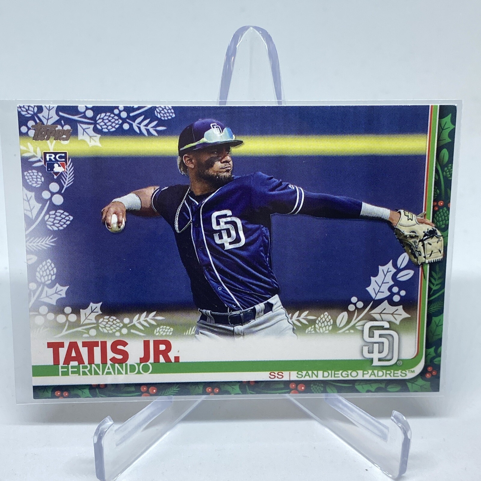 Fernando Tatis Jr. ROOKIE CARD 2019 Topps Holiday Winter RC #HW126 SD Padres 📈⭐