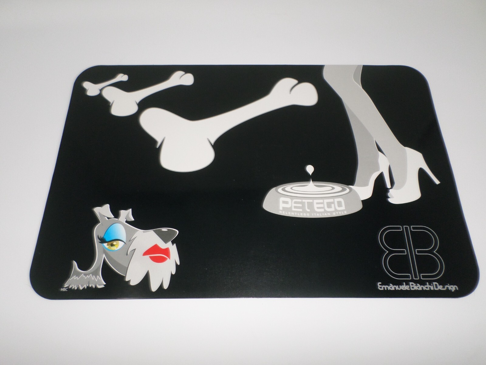 Petego EVA Place Mat Feeding Mat 11" x 17" Pet Dog Puppy Marvelous Bitch