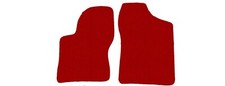 Rot Fußmatten, Automatten VORNE für Fiat Seicento, Fiat 600 1998-2007 14xRand