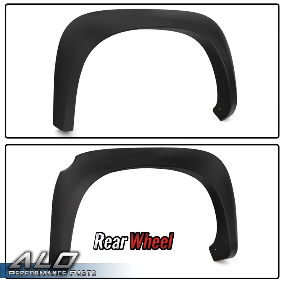 Set of 4 Factory Style Fender Flares Fit For 2005-2011 Dodge Dakota Matte Black - Изображение 4 из 4