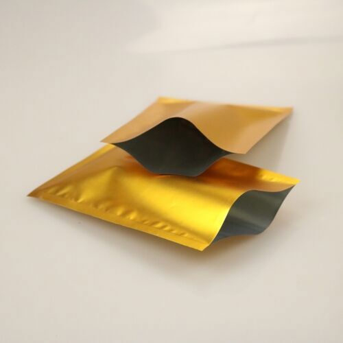 Bolsas de sellado térmico de papel de aluminio dorado para envases de papel de Mylar bolsas de vacío de alimentos - Imagen 3 de 4