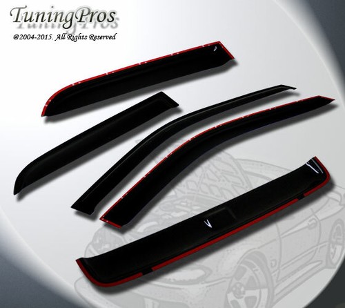 Jdm 'Extérieur Montage Vent Visière Sunroof Type2 5pc Adapté Hyundai Santa Fe - Photo 3 sur 4