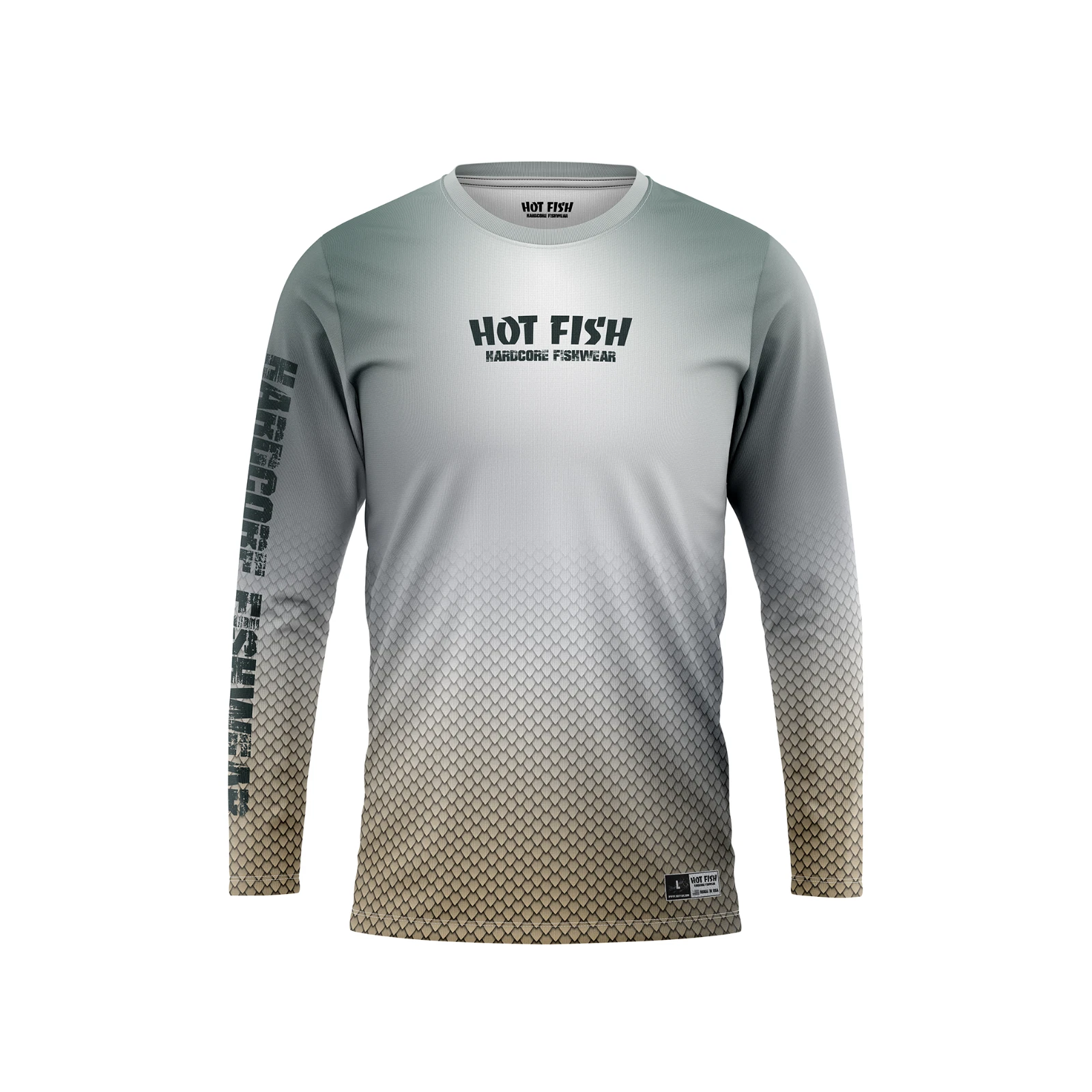 HOT FISH PIRANHA - Men’s Long Sleeve Fishing Shirt – UPF Protection