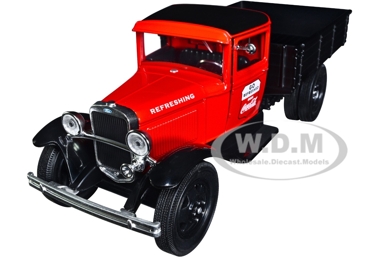 ПИКАП FORD MODEL AA 1931 ГОДА ВЫПУСКА, КРАСНЫЙ, COCA-COLA 1/24, ЛИТОЙ ПОД ДАВЛЕНИЕМ, MOTOR CITY CLASSICS 424022