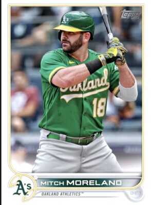 [DIGITAL CARD] Topps Bunt - Mitch Moreland - Physical 22 S1 - Base