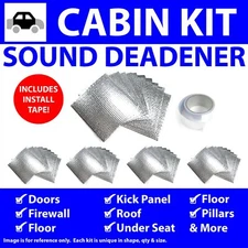 Heat & Sound Deadener Ford Van 1961 - 1967 Cabin Kit + Seam Tape 33627Cm2