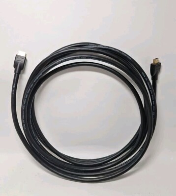 18Gbps 4K 60Hz 15' HDMI Cable High-Speed Amazon Basics Black Gaming Computer