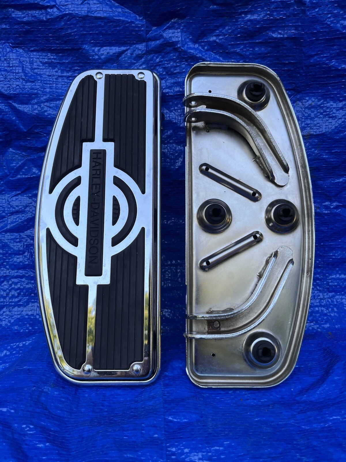 Harley Davidson O.E.M. Nostalgic Rider Floorboards & Inserts Exc