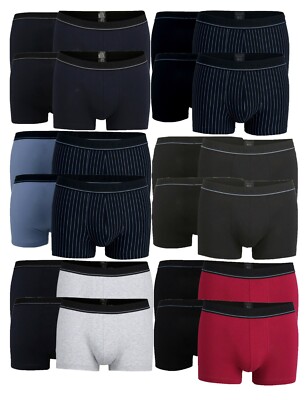 4er Pack Bugatti Herren Pants Slips Hipster Boxershorts 50016