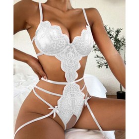 Women's Lace Sexy-Lingerie Jumpsuits Babydoll Sleepwear Underwear  Nightwear
