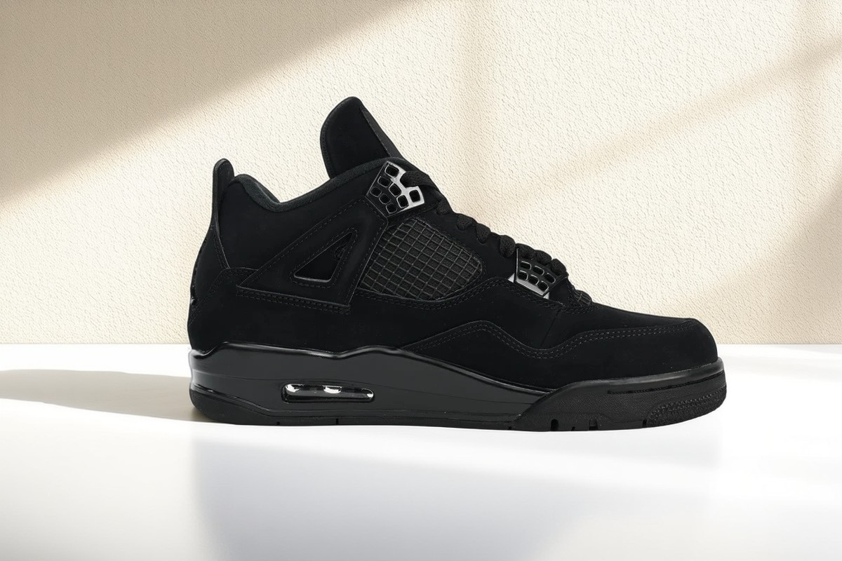 Size 12 - Jordan 4 Retro Mid Black Cat for sale online | eBay