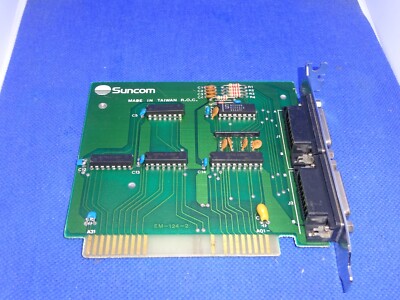 SUNCOM EM-124-2 8BIT ISA DB -15 JOYSTICK 2PORT GAMECARD  # GK7688
