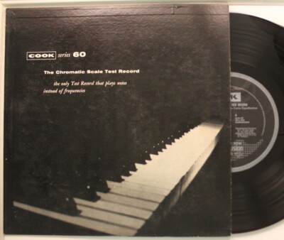 V/A Lp Chromatic Scale Test Record (W/ Book) On Cook - Vg+ / Vg++