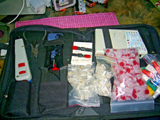 Lan Test Kit With Punch Tool and Cat 5 6e Crimper, As shown