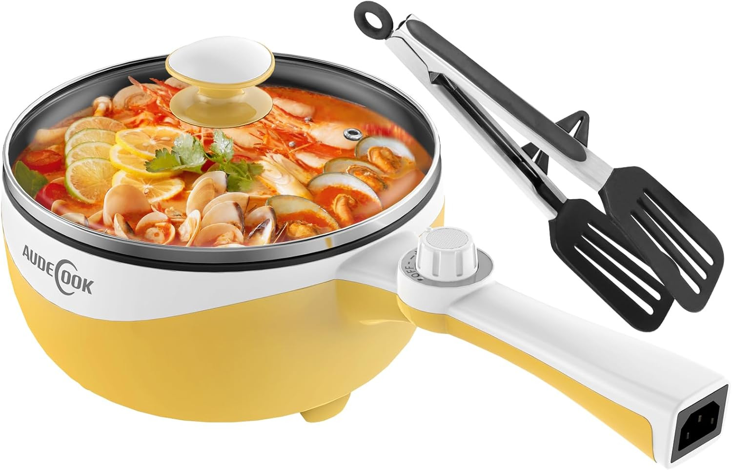 Hot Pot Elettrico Design 1.7L: L'Eleganza della Cottura Monoporzione