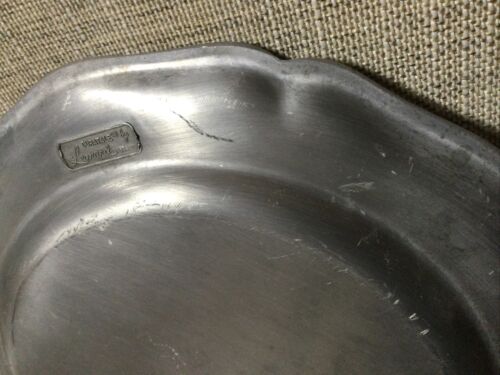Duratale By Leonard Italy 10.5” Plate Pewter - Picture 17 of 21