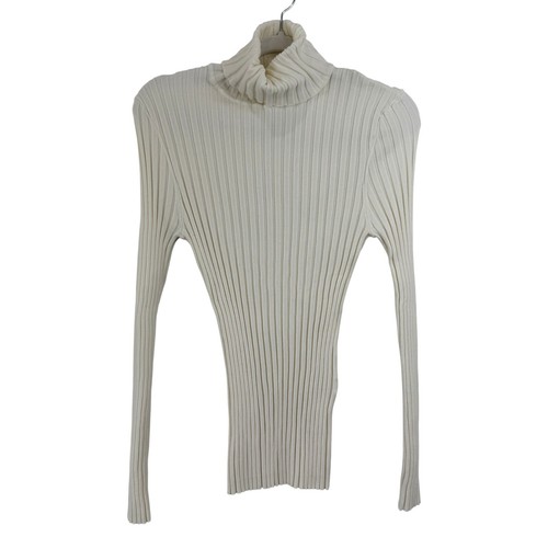 NEU Sundance LEGENDS Rippstrick Rollkragen Langarm tailliert Pullover Oberteil PM