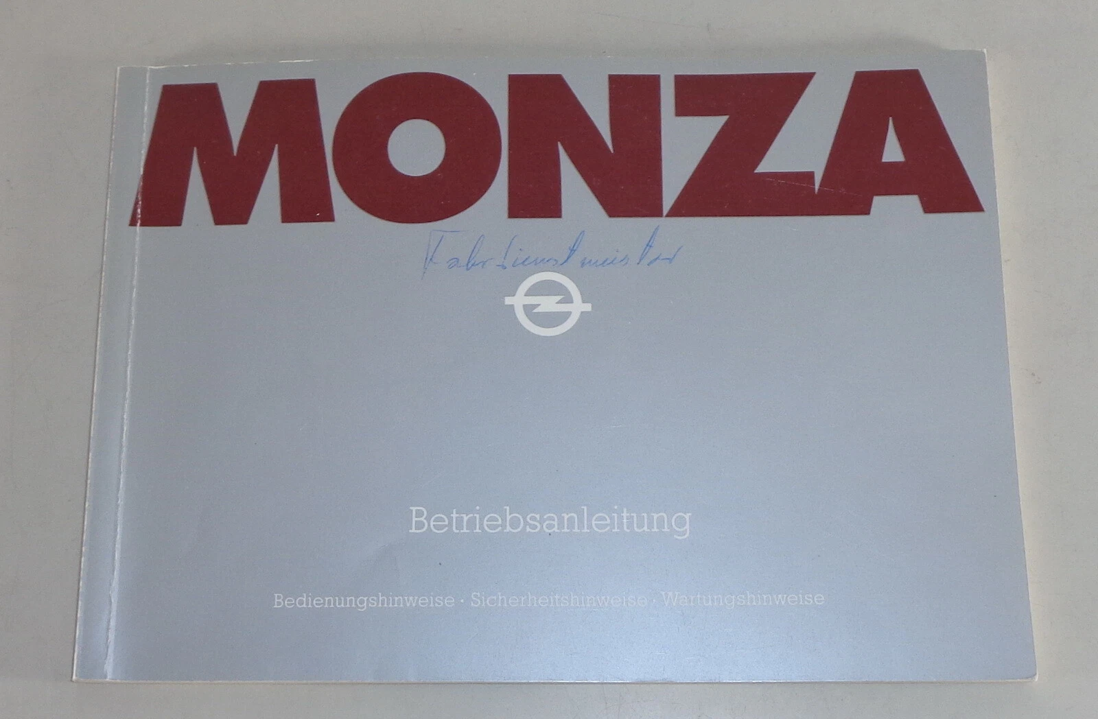 Operating Instructions / Manual Opel Monza A1 from 12/1978