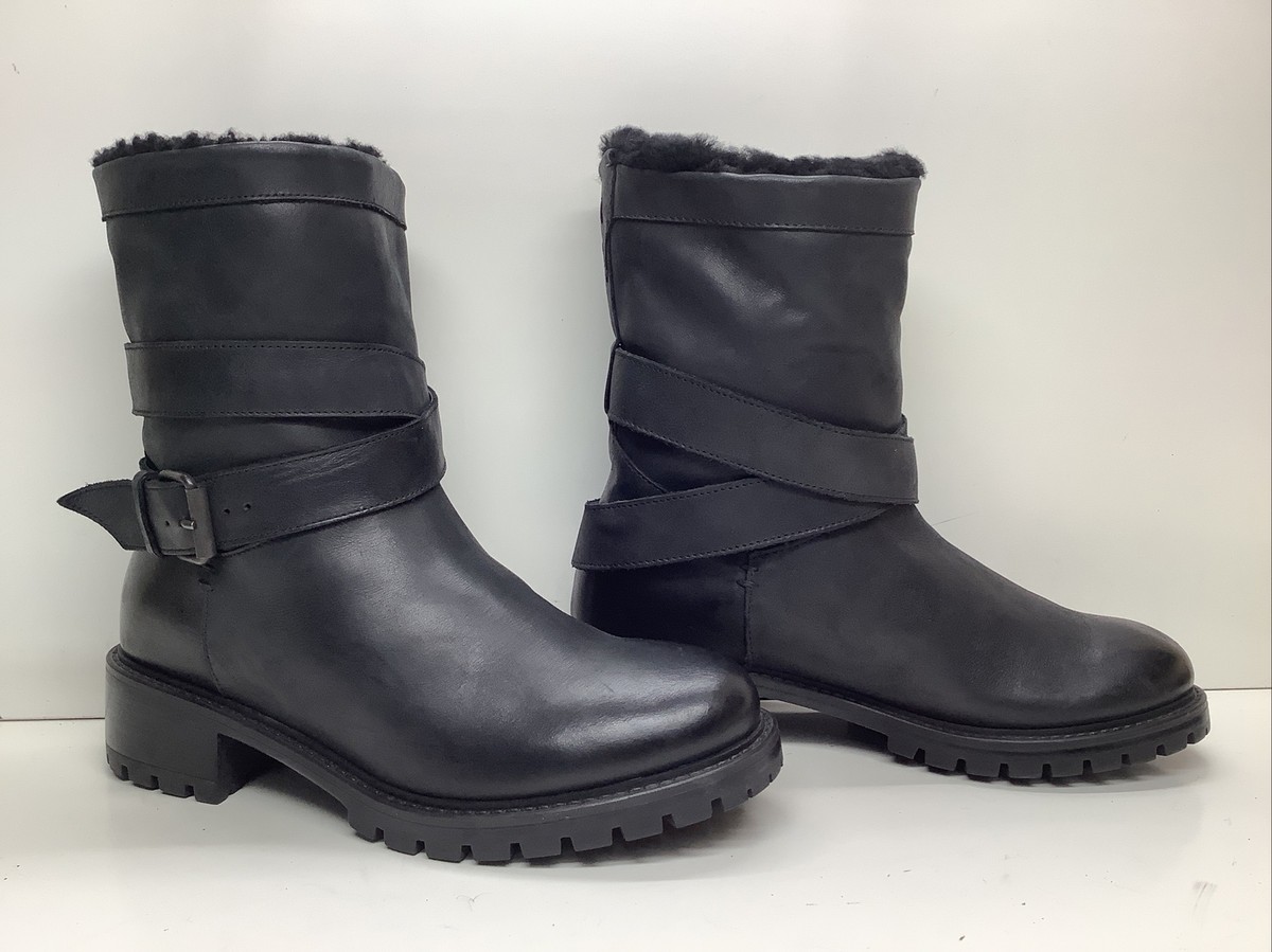 WOMENS ROSS SNOW CASUAL BLACK BOOTS SIZE 7 | eBay
