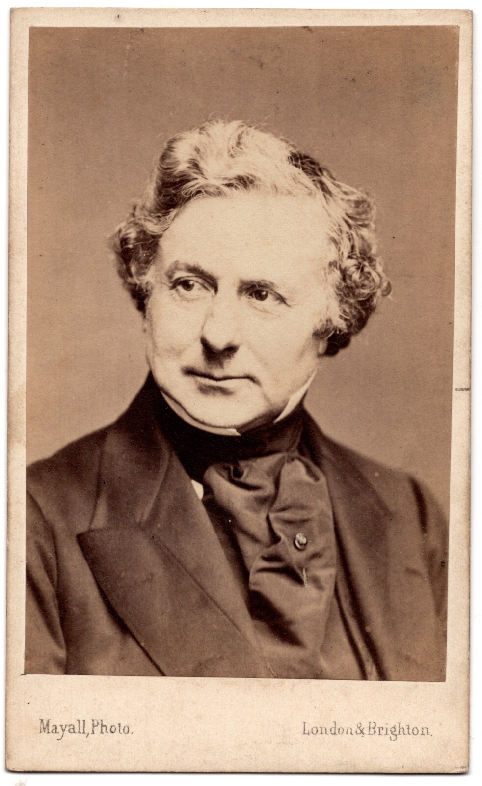 ANTIQUE CDV CIRCA 1860s THOMAS MILNER GIBSON PRESIDENT OF THE BOARD OF TRADE