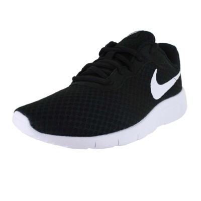 NIKE TANJUN (GS) BLACK WHITE WHITE 818381 011 KIDS US SIZES | eBay