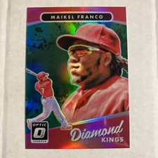 2017 Optic Diamond Kings Green Prizm Maikel Franco 3/5 AB