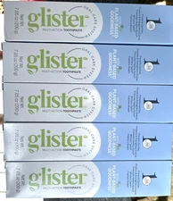 AMWAY -GLISTER MULTI-ACTION FLUORIDE TOOTHPASTE 5 pack. -7.05OZ (200 g) New