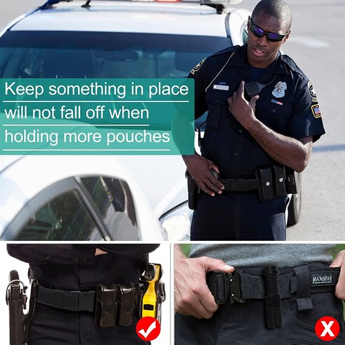 Mens Tactical Combat Belt 2" Heavy-Duty Work Belt with Adjustable Quick Release - Picture 7 of 8