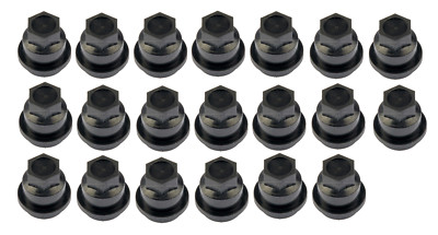 1991 CYCLONE / 92-93 TYPHOON  BLACK WHEEL NUT COVER  M24-2.0, Hex 19mm 99967-20