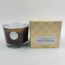 Aquiesse Aesthetic White Grapefruit Acai Wax Lead Free Wick Candle 5 oz