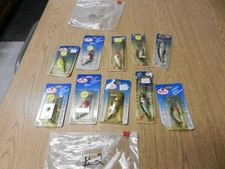 Lot 10 Vintage Mann's Fishing Lures NIP Unused Variety Of Lures #2