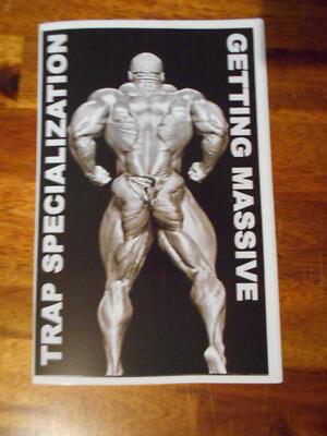 TRAP SPECIALIZATION GETTING MASSIVE bodybuilding exercise muscle booklet 2018