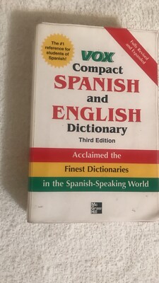 Vox Compact Spanish and English Dictionary by Vox Staff (2008, Paperback)