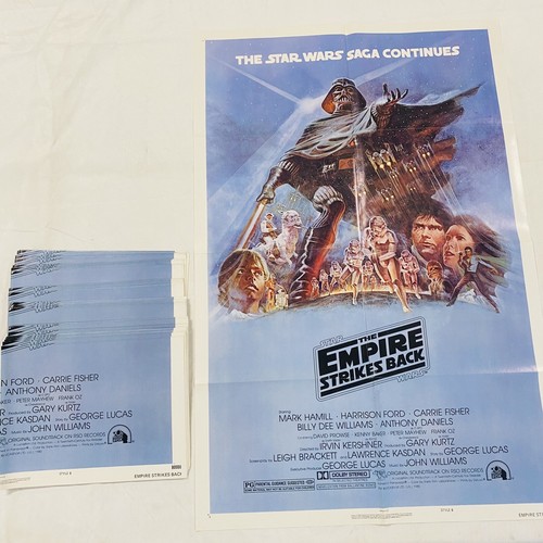 *NOS* 1980 Star Wars The Empire Strikes Back STYLE B One Sheet Movie Poster MINT