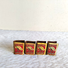 1940 Vintage Wills Nożyczki Papieros Reklamowa puszka Matchbox Rękawy 4 szt. TI259
