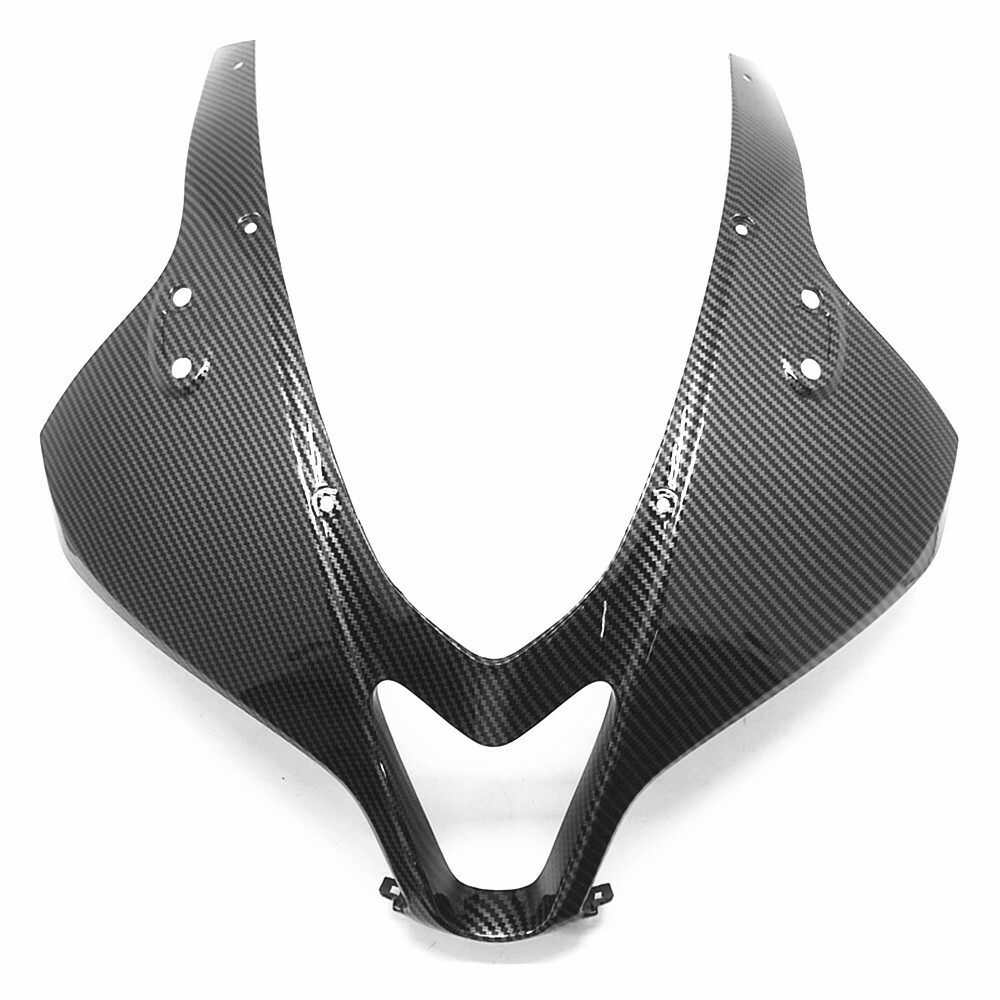 For 07-12 Honda CBR600RR Carbon Fiber Upper Front Nose Headlight