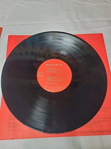 Beatles 1962-1966 Vinyl Lp Red 1973 Apple Album Capitol Record 3403 SKBO-3403 - Picture 12 of 18