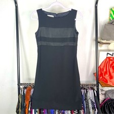 Vintage 90’s Yves Cossette Depeche Mode Black Evening Mini Sheath Dress