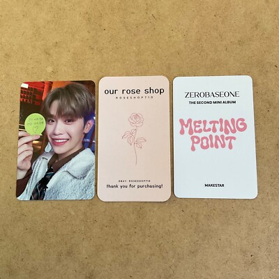 ZB1 Zerobaseone Makestar Melting Point Digi Postit Fansign LD