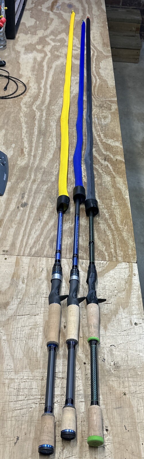 Powell Endurance 7’9”MagMH & 7’2”H and Halo KSII Elite 7’5”MH Bait