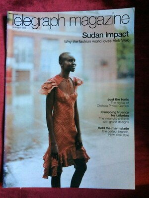TELEGRAPH mag 30/08/2003 ALEK WEK John Currin Mel Smith Chelsea Physic Garden UK