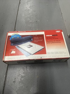 GBC Docubind Personal Presentation Binding System Machine CombBIND #7704100