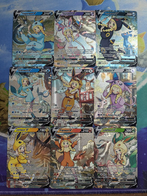 LILLY Eeveelutions - AUSWAHL - Waifu Cards - Fanmade Deko Pokémon Karte Cosplay