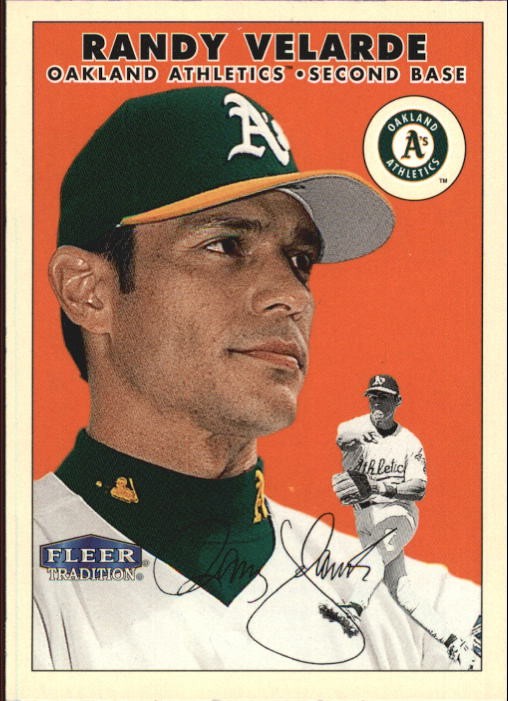 2000 Fleer Tradition Glossy Baseball Card #92 Randy Velarde