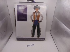 New Boy's Classic Western Cowboy Halloween Costume Size Child XL 14-16 Ascan