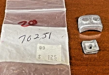 2 pc SHORT SAND DOMES - HO LEE TOWN HO SCALE LOCOMOTIVES PARTS